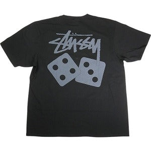 STUSSY ステューシー 25SS DICE TEE PIGMENT DYED BLACK Tシャツ 黒 Size 【S】 【新古品・未使用品】 20815010