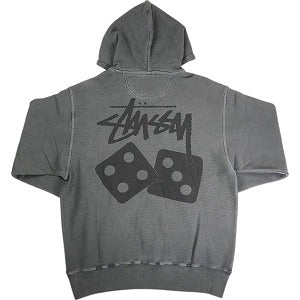 STUSSY ステューシー 25SS DICE HOODIE PIGMENT DYED BLACK パーカー 黒 Size 【S】 【新古品・未使用品】 20815018