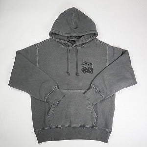 STUSSY ステューシー 25SS DICE HOODIE PIGMENT DYED BLACK パーカー 黒 Size 【S】 【新古品・未使用品】 20815018