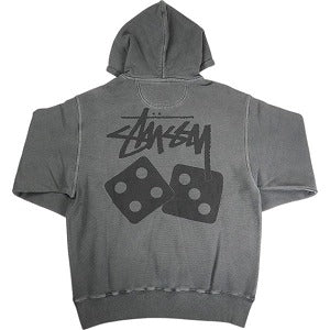 STUSSY ステューシー 25SS DICE HOODIE PIGMENT DYED BLACK パーカー