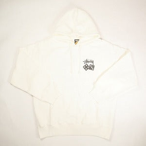 STUSSY ステューシー 25SS DICE HOODIE PIGMENT DYED NATURAL パーカー 白 Size 【S】 【新古品・未使用品】 20815022