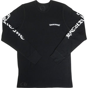 CHROME HEARTS クロム・ハーツ SCROLL THERMAL L/S TEE BLACK サーマルロンT 黒 Size 【XL】 【新古品・未使用品】 20815041