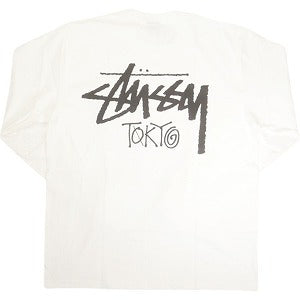 STUSSY ステューシー 25SS STOCK TOKYO LS TEE WHITE 東京限定ロンT 白 Size 【L】 【新古品・未使用品】 20815042