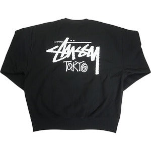 STUSSY ステューシー 25SS STOCK TOKYO CREW BLACK 東京限定クルーネックスウェット 黒 Size 【L】 【新古品・未使用品】 20815044