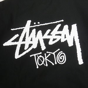 STUSSY ステューシー 25SS STOCK TOKYO CREW BLACK 東京限定クルーネックスウェット 黒 Size 【L】 【新古品・未使用品】 20815044