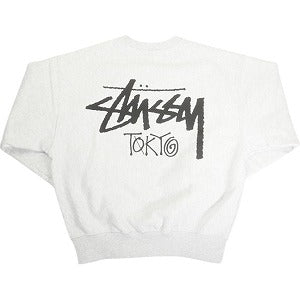 STUSSY ステューシー 25SS STOCK TOKYO CREW ASH HEATHER 東京限定クルーネックスウェット 灰 Size 【L】 【新古品・未使用品】 20815045