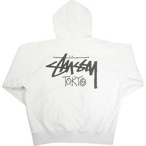 STUSSY ステューシー 25SS STOCK TOKYO ZIP HOOD ASH HEATHER 東京限定ジップパーカー 灰 Size 【L】 【新古品・未使用品】 20815051