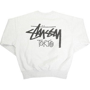 STUSSY ステューシー 25SS STOCK TOKYO CREW ASH HEATHER 東京限定クルーネックスウェット 灰 Size 【S】 【新古品・未使用品】 20815055