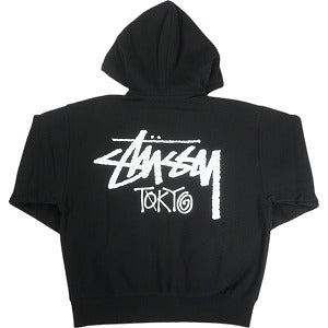 STUSSY ステューシー 25SS STOCK TOKYO ZIP HOOD BLACK 東京限定ジップパーカー 黒 Size 【S】 【新古品・未使用品】 20815059