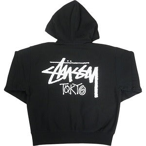 STUSSY ステューシー 25SS STOCK TOKYO ZIP HOOD BLACK 東京限定ジップパーカー 黒 Size 【L】 【新古品・未使用品】 20815069