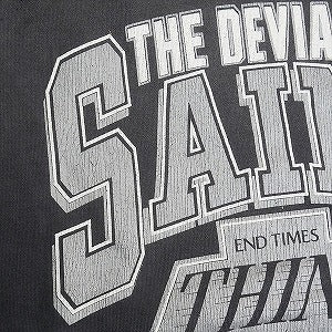 SAINT MICHAEL セント マイケル 25SS CRW-N SWT/THE DEVIANT / BLACK クルーネックスウェット 黒 Size 【L】 【新古品・未使用品】 20815073