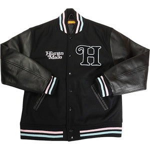 HUMAN MADE ヒューマンメイド ×VERDY 25SS VARSITY JACKET #1 Black ジャケット XX29JK004 黒 Size 【L】 【新古品・未使用品】 20815079