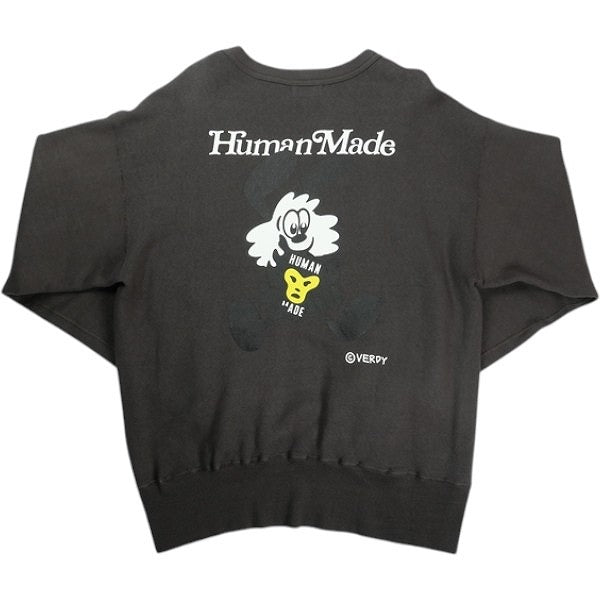HUMAN MADE ヒューマンメイド ×VERDY 25SS TSURIAMI SWEATSHIRT Black クルーネックスウェット XX29CS002 黒 Size 【L】 【新古品・未使用品】 20815080