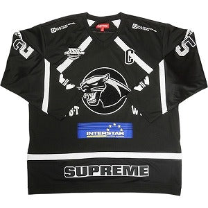 SUPREME シュプリーム 25SS Rhinestone Hockey Jersey Black ホッケージャージ 黒 Size 【XL】 【新古品・未使用品】 20815085