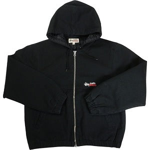 STUSSY ステューシー 24AW WORK JACKET INSULATED CANVAS BLACK ワークジャケット 黒 Size 【L】 【中古品-非常に良い】 20815124