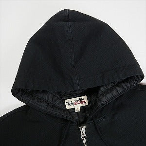 STUSSY ステューシー 24AW WORK JACKET INSULATED CANVAS BLACK ワークジャケット 黒 Size 【L】 【中古品-非常に良い】 20815124