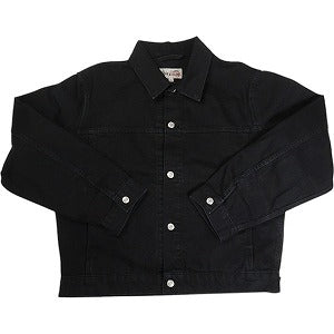 STUSSY ステューシー 24AW TRUCKER JACKET DENIM BLACK デニムジャケット 黒 Size 【L】 【中古品-良い】 20815126