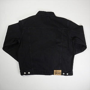 STUSSY ステューシー 24AW TRUCKER JACKET DENIM BLACK デニムジャケット 黒 Size 【L】 【中古品-良い】 20815126