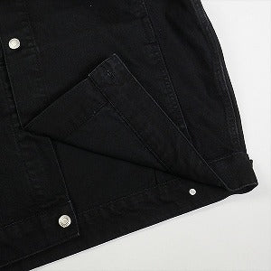 STUSSY ステューシー 24AW TRUCKER JACKET DENIM BLACK デニムジャケット 黒 Size 【L】 【中古品-良い】 20815126