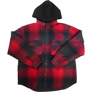 SUPREME シュプリーム 25SS Quilted Lined Hooded Flannel Shirts Red Plaid 長袖シャツ 赤 Size 【L】 【新古品・未使用品】 20815129