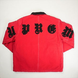 SUPREME シュプリーム 25SS Old English Canvas Work Jacket Red ジャケット 赤 Size 【L】 【新古品・未使用品】 20815136