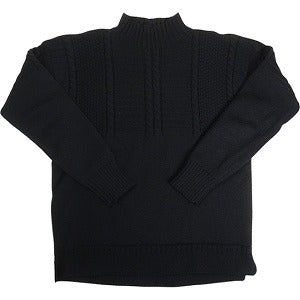 At Last ＆ Co アットラスト/BUTCHER PRODUCTS ブッチャープロダクツ GANSEY KNIT ニット 黒 Size 【40】 【中古品-良い】 20815147