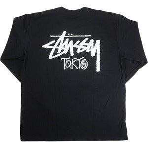 STUSSY ステューシー 25SS STOCK TOKYO LS TEE BLACK 東京限定ロンT 黒 Size 【S】 【新古品・未使用品】 20815274