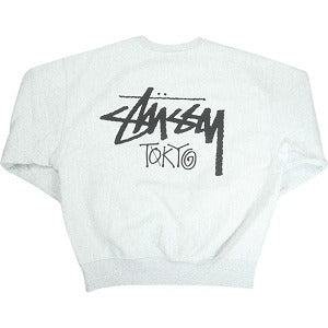 STUSSY ステューシー 25SS STOCK TOKYO CREW ASH HEATHER 東京限定クルーネックスウェット 灰 Size 【L】 【中古品-良い】 20815337