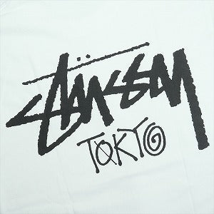 STUSSY ステューシー 25SS STOCK TOKYO TEE WHITE 東京限定Tシャツ 白 Size 【M】 【中古品-ほぼ新品】 20815469