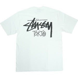 STUSSY ステューシー 25SS STOCK TOKYO TEE WHITE 東京限定Tシャツ 白 Size 【M】 【中古品-ほぼ新品】 20815469