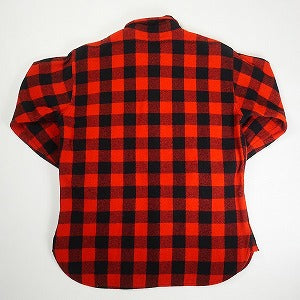 At Last ＆ Co アットラスト/BUTCHER PRODUCTS ブッチャープロダクツ WOOL SHIRT BUFFALO CHECK 長袖シャツ 赤 Size 【16】 【中古品-非常に良い】 20815517