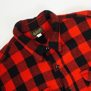 At Last ＆ Co アットラスト/BUTCHER PRODUCTS ブッチャープロダクツ WOOL SHIRT BUFFALO CHECK 長袖シャツ 赤 Size 【16】 【中古品-非常に良い】 20815517