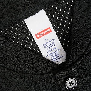 SUPREME シュプリーム 24AW S Logo Baseball Henley Black ベースボールヘンリーネックTシャツ 黒 Size 【L】 【中古品-ほぼ新品】 20815526