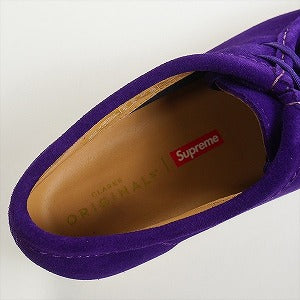 SUPREME シュプリーム ×Clarks 19AW GORE-TEX Wallabee Purple Suede ブーツ 紫 Size 【27.5cm】 【新古品・未使用品】 20815531