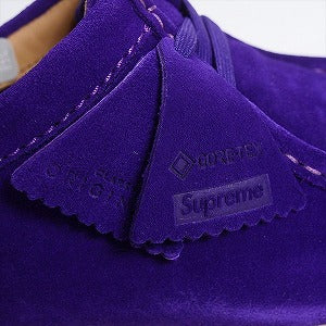 SUPREME シュプリーム ×Clarks 19AW GORE-TEX Wallabee Purple Suede ブーツ 紫 Size 【27.5cm】 【新古品・未使用品】 20815531