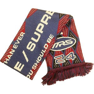 SUPREME シュプリーム ×Martine Rose 24AW Scarf Blue スカーフ 青 Size 【フリー】 【新古品・未使用品】 20815534