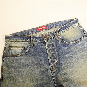 SUPREME シュプリーム 24SS Distressed Loose Fit Selvedge Jean Washed Indigo USED加工デニムパンツ インディゴ Size 【W34】 【中古品-良い】 20815537