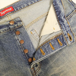 SUPREME シュプリーム 24SS Distressed Loose Fit Selvedge Jean Washed Indigo USED加工デニムパンツ インディゴ Size 【W34】 【中古品-良い】 20815537