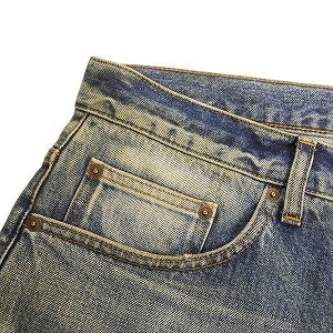 SUPREME シュプリーム 24SS Distressed Loose Fit Selvedge Jean Washed Indigo USED加工デニムパンツ インディゴ Size 【W34】 【中古品-良い】 20815537