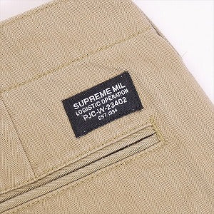 SUPREME シュプリーム 24AW Washed Herringbone Chino Pant Olive ヘリンボーンチノパンツ オリーブ Size 【W34】 【中古品-非常に良い】 20815538