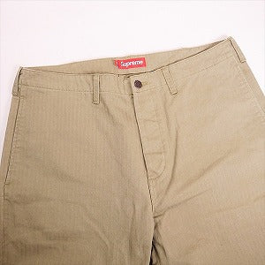 SUPREME シュプリーム 24AW Washed Herringbone Chino Pant Olive ヘリンボーンチノパンツ オリーブ Size 【W34】 【中古品-非常に良い】 20815538