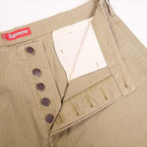 SUPREME シュプリーム 24AW Washed Herringbone Chino Pant Olive ヘリンボーンチノパンツ オリーブ Size 【W34】 【中古品-非常に良い】 20815538