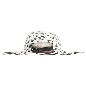 SUPREME シュプリーム 24AW Polartec Earflap Camp Cap Leopard キャンプキャップ 白黒 Size 【フリー】 【中古品-ほぼ新品】 20815539