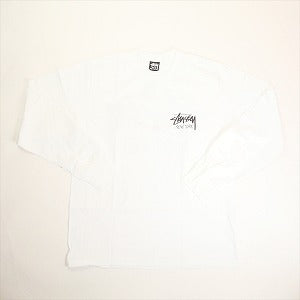 STUSSY ステューシー 25SS STOCK NEW YORK LS TEE WHITE ニューヨーク限定ロンT 白 Size 【M】 【新古品・未使用品】 20815582