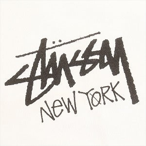 STUSSY ステューシー 25SS STOCK NEW YORK LS TEE WHITE ニューヨーク限定ロンT 白 Size 【M】 【新古品・未使用品】 20815582