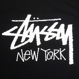 STUSSY ステューシー 25SS STOCK NEW YORK LS TEE BLACK ニューヨーク限定ロンT 黒 Size 【M】 【新古品・未使用品】 20815584