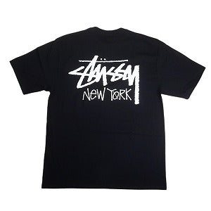 STUSSY ステューシー 25SS STOCK NEW YORK TEE BLACK ニューヨーク限定Tシャツ 黒 Size 【L】 【新古品・未使用品】 20815587