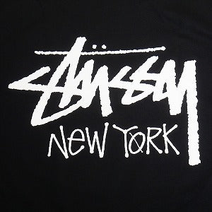 STUSSY ステューシー 25SS STOCK NEW YORK TEE BLACK ニューヨーク限定Tシャツ 黒 Size 【L】 【新古品・未使用品】 20815587