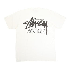 STUSSY ステューシー 25SS STOCK NEW YORK TEE WHITE ニューヨーク限定Tシャツ 白 Size 【L】 【新古品・未使用品】 20815589