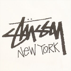 STUSSY ステューシー 25SS STOCK NEW YORK TEE WHITE ニューヨーク限定Tシャツ 白 Size 【L】 【新古品・未使用品】 20815589